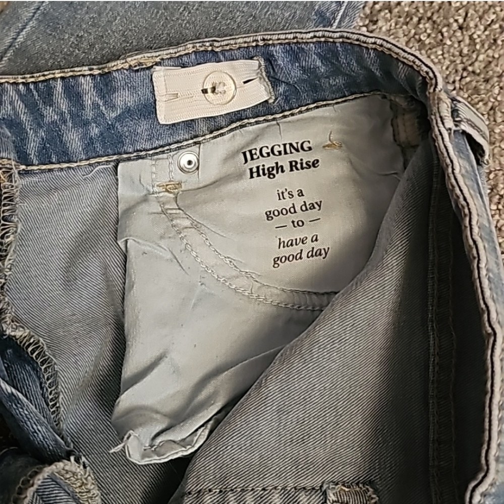 🖤High Rise Jeggings #U3 - Picture 3 of 4